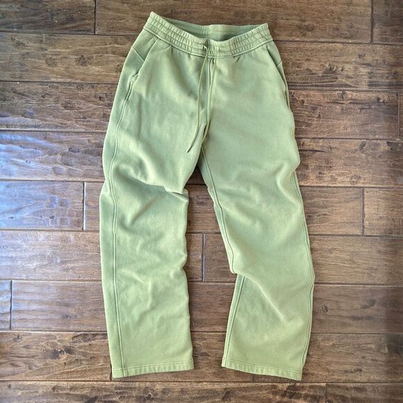 Lululemon Loungeful Straight Leg High Rise Pant Women's Size 8 Bronze Green - Picture 1 of 7